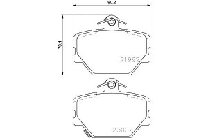 Klocki Hamulcowe Hella Pagid 4514210010 A 0001431v