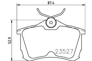 Klocki Hamulcowe Hella Pagid 43022s1ae30 43022s1ae