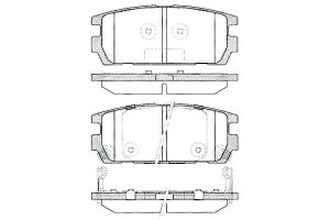 Klocki Hamulcowe Hyundai Terracan 2.5d/2.9d/3.5 11