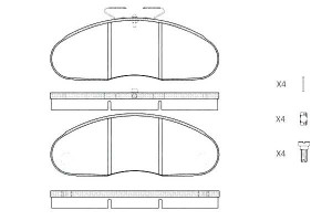 Klocki Hamulcowe Rvi B Messenger 2.4d/2.5d/2.8d 01