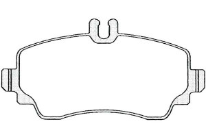 Klocki Hamulcowe Mercedes A (w168) 1.4-1.9 07.97-0