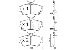 Klocki Hamulcowe Chrysler Pt Cruiser 00-10 Metelli