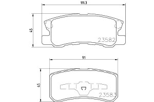 Klocki Hamulcowe Mintex 425390 1606294580 425391 4