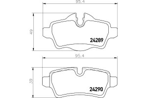 Klocki Hamulcowe Mintex 34216778327 34216794059 37
