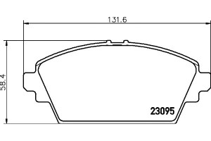 Klocki Hamulcowe Mintex 410604u125 410604u126 4106