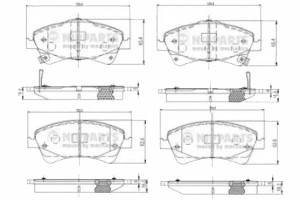 Klocki Hamulcowe Toyota Auris 2.0 D-4d Nipparts Ni