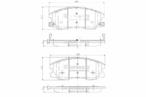 Klocki Hamulcowe Chevrolet Captiva 2.2 D Nipparts
