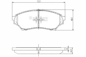 Klocki Hamulcowe Mitsubishi Pajero Pinin (h6_w H7_