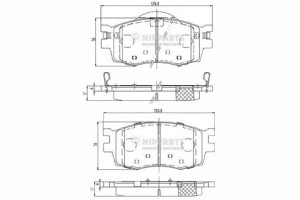 Klocki Hamulcowe Hyundai Accent (mc) 1.4 Gl Nippar
