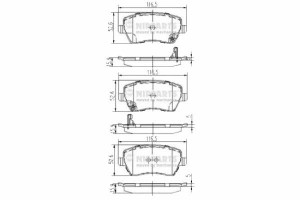 Klocki Hamulcowe Nissan Micra (k13) 1.2 Nipparts N
