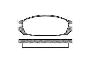 Klocki Hamulcowe Remsa 4406020j85 4406032j85 36693