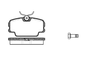 Klocki Hamulcowe Remsa 4208920 A0014201020 1420102