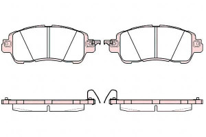 Klocki Hamulcowe Mazda 2 14> Przód 15.2mm Z Czujn.