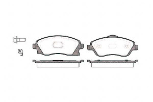 Klocki Hamulcowe Opel Corsa Meriva Tigra 17mm Wva2