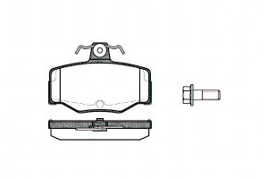 Klocki Hamulcowe Nissan Almera Primera 15.6mm Wva2