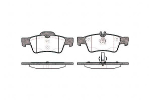 Klocki Hamulcowe Mercedes E-klasa W211 16.8mm Wva2