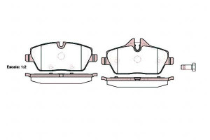 Klocki Hamulcowe Bmw 1 (e87) 116 118 09 04 Gr.17.6