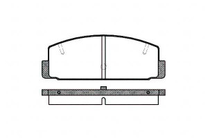 Klocki Hamulcowe Mazda 323 6 626 Premacy 13mm Wva2