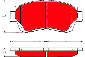 Klocki Hamulcowe Lexus Es Ls Toyota Camry Celica C