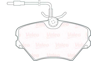Klocki Hamulcowe P Laguna 1.8 93- Valeo
