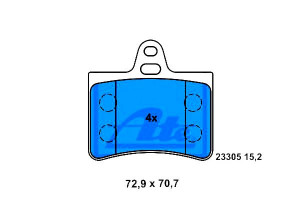 Klocki Hamulcowe Citroen C5 C5 I C5 Ii 1.6d-3.0 03