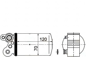 Osuszacz Klimatyzacji Volvo V60 10-, Xc60 08-, S60