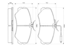 Klocki Hamulcowe Citroen C25 Fiat Ducato Peugeot J