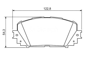 Klocki Hamulcowe Toyota Przód Yaris 1,0-1,8 05-14