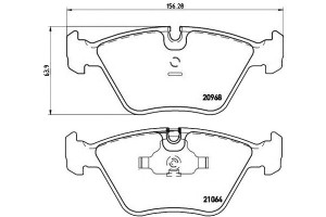 Klocki Hamulcowe Bmw 5 E34 88-97 Brembo