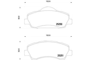 Klocki Hamulcowe Citroen C-elysee 12- Przód Brembo