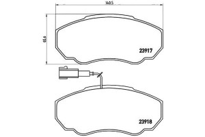 Klocki Hamulcowe Fiat Ducato 02- Brembo