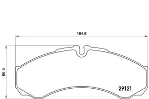 Klocki Hamulcowe Iveco Daily 35.10 Brembo