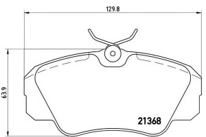 Klocki Hamulcowe Opel Omega B 93-03 Brembo