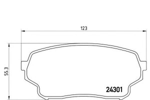 Klocki Hamulcowe Suzuki Grand Vitara 01-05 Przód B