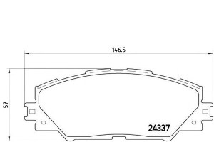 Klocki Hamulcowe Toyota Rav 4 06- Brembo