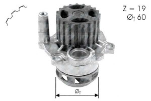 Pompa Wody Seat Skoda Vw Dolz