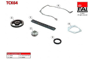 Zestaw Łańcucha Rozrządu Vw Ohv Fabia (99-08) 1.4