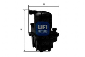 Filtr Paliwa Diesel Ufi