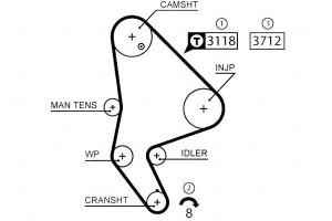 Pasek Rozrządu Citroen C5 C5 I C5 Ii C8 Fiat Ulyss