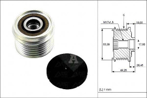 Koło Pasowe Alternatora Suzuki Jimny 1,5 Ddis 03-