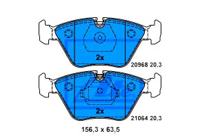 Klocki Hamulcowe Bmw 5 (e34) 7 (e32) Z3 (e36) 1.8-