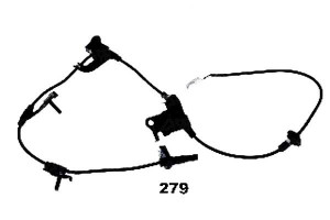 Czujnik Abs Tył Toyota Rav 4 08- Pr Japanparts