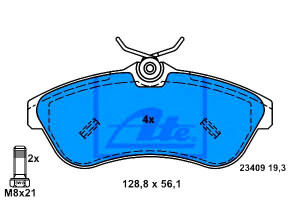 Klocki Hamulcowe Citroen C2 C2 Enterprise C3 I C3