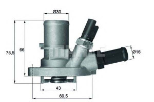 Termostat Fiat 88c 500 1,2 Ford Ka Behr
