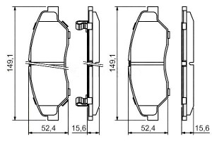 Klocki Hamulcowe Kia Retona Sportage 2.0/2.0d 04.9