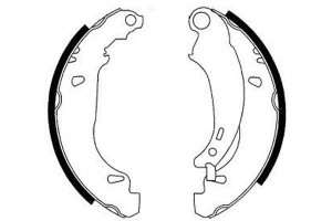 Szczęki Hamulcowe Peugeot 206 206+ 1.1-1.9d 08.98-