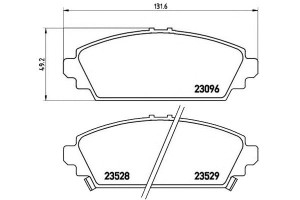 Klocki Hamulcowe Honda Accord 98-02 1.6 Z Czuj. Br