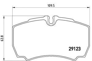 Klocki Hamulcowe Iveco Daily 99- Tył Brembo