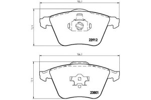 Klocki Hamulcowe Volvo S40 Ii V50 04- Brembo