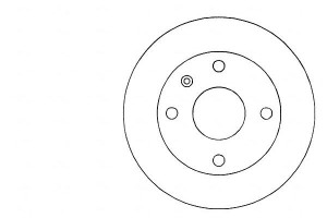 Tarcze Hamulcowe 2szt Ford Escort 90-95 A.b.s.